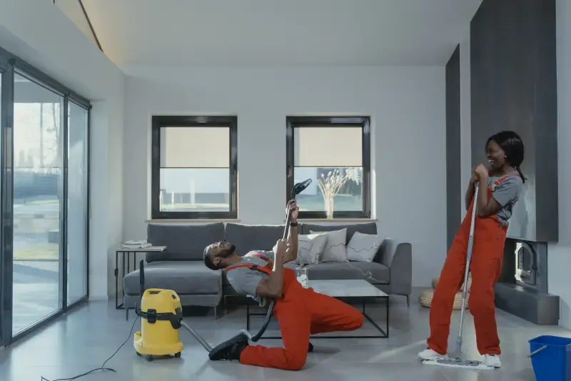 Cleaners in Ghana using Hapo to take deposit-backed bookings