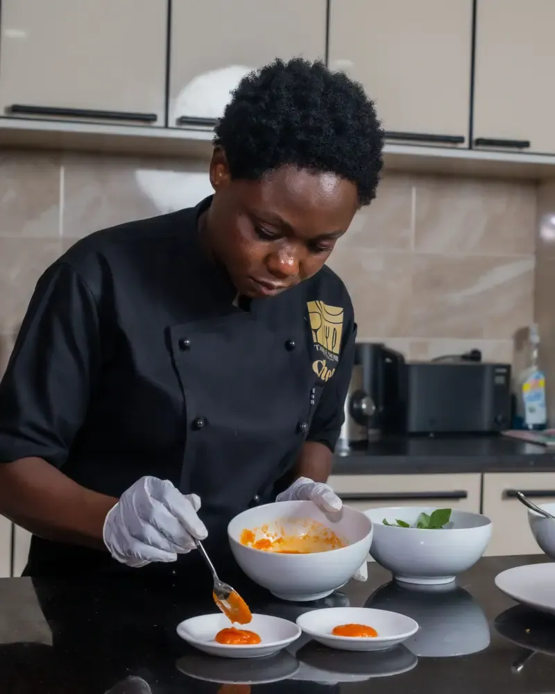 Hapo booking page for private chefs in Ghana